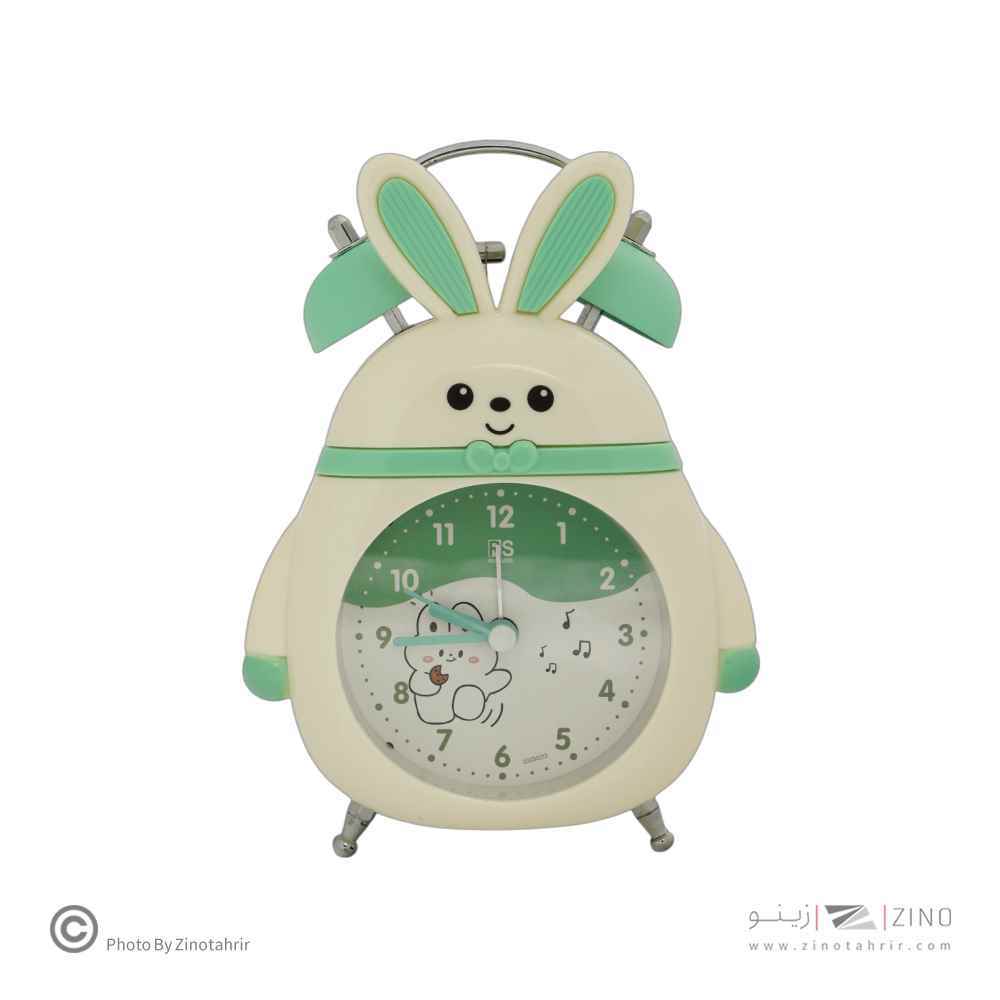 ساعت رومیزی زنگ دار طرح خرگوش کد3507